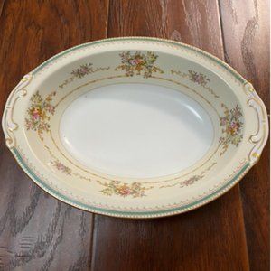 Noritake Aladdin Fine China Minuet Occupied Japan Oval bowl
